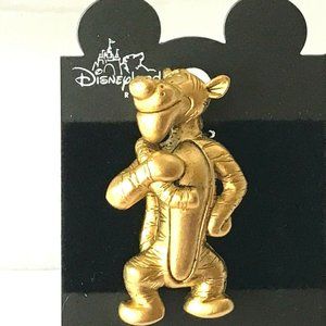 Vintage Disney Tigger Pin Brooch Winnie The Pooh Gold Plated Disneyana Signed